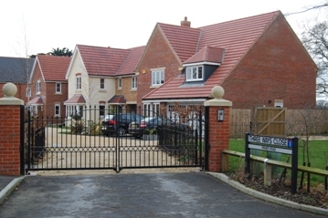 Image of new development of houses