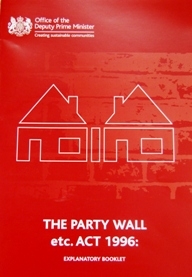 Image of Party Wall Act brochure